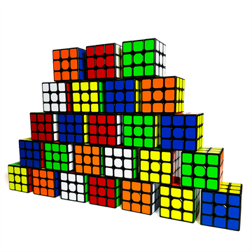 Twist Pixel Full Sized Speed Cubes - Cube Mosaic Art