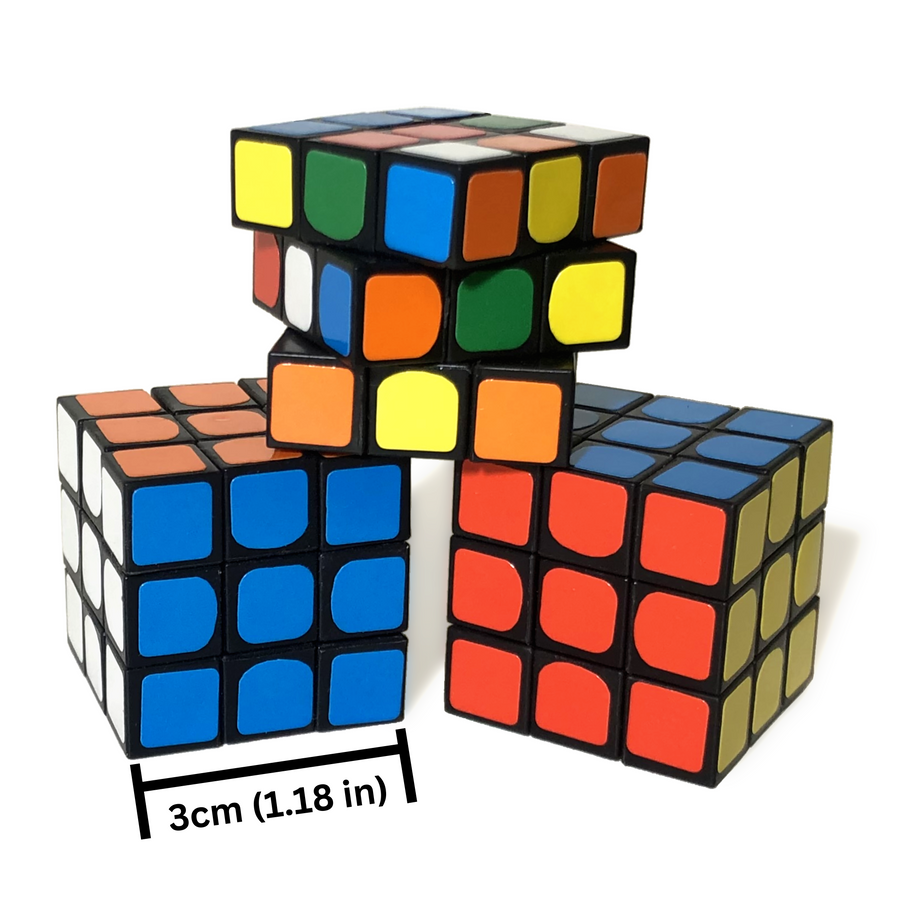 Twist Pixel Mini 3x3 Puzzle Cubes - Speed Cube Style Stickers - Cube Mosaic Art