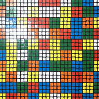 Twist Pixel Mini 3x3 Puzzle Cubes - Speed Cube Style Stickers - Cube Mosaic Art