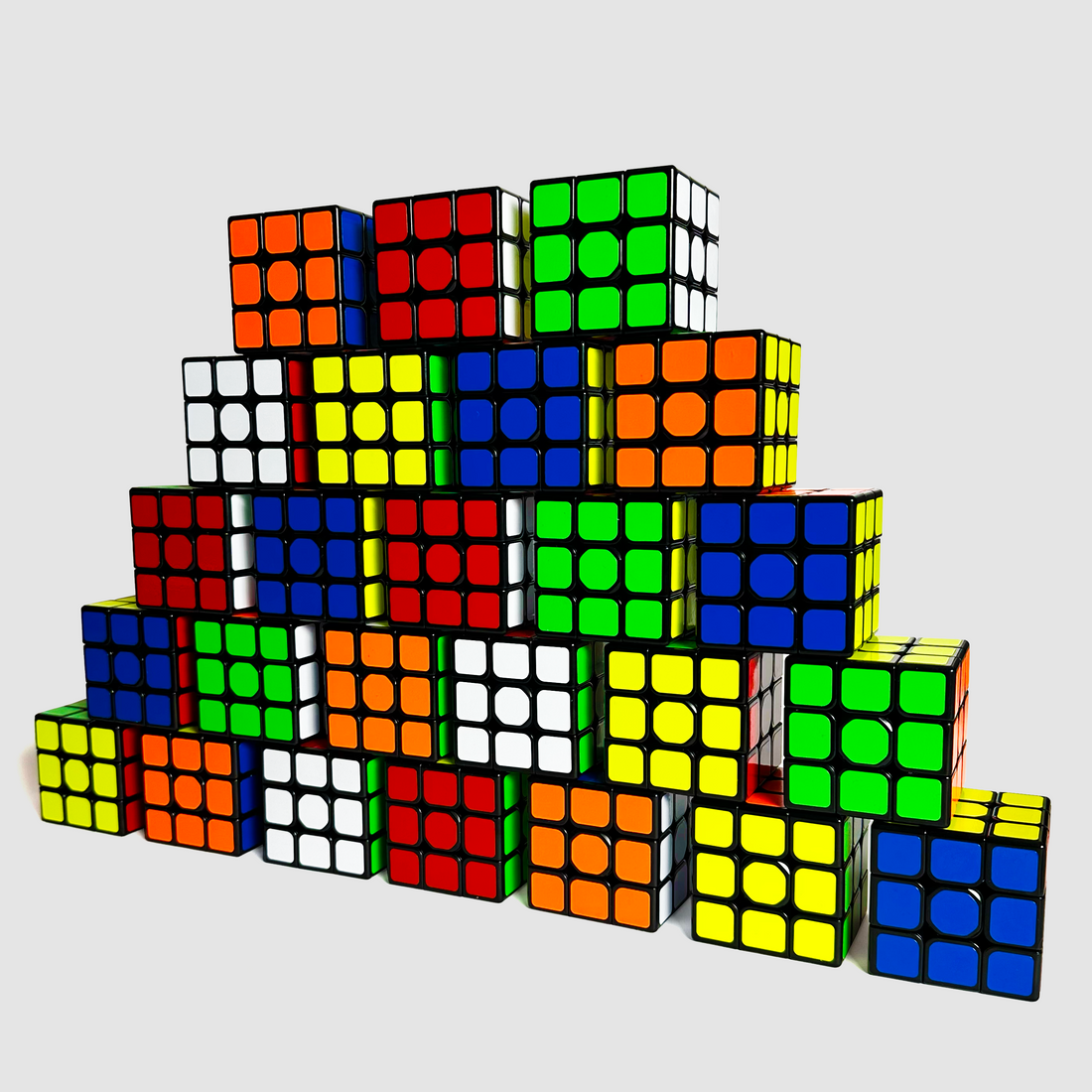 Twist Pixel Full Sized Speed Cubes - Cube Mosaic Art